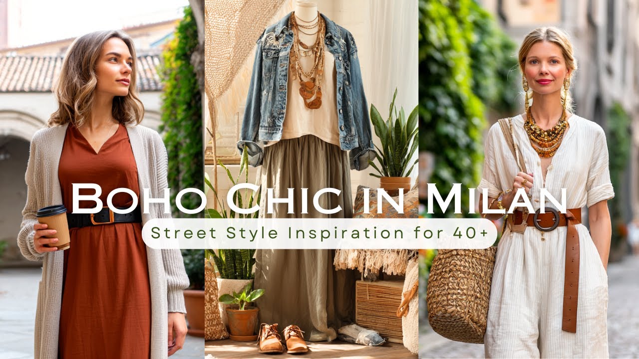 Boho Chic in the City: Milan Street Style Inspiration for Women Over 40