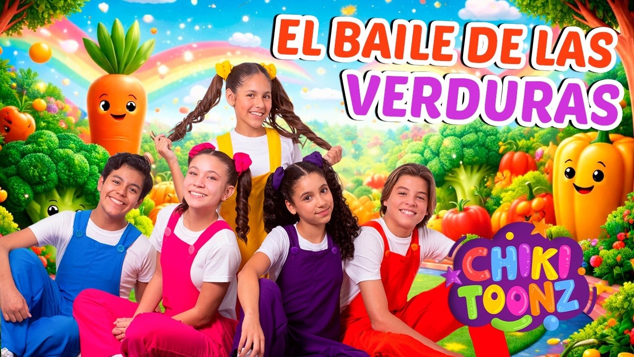 El Baile de las Verduras - Chiki Version | Música para niños | @ChikiToonz