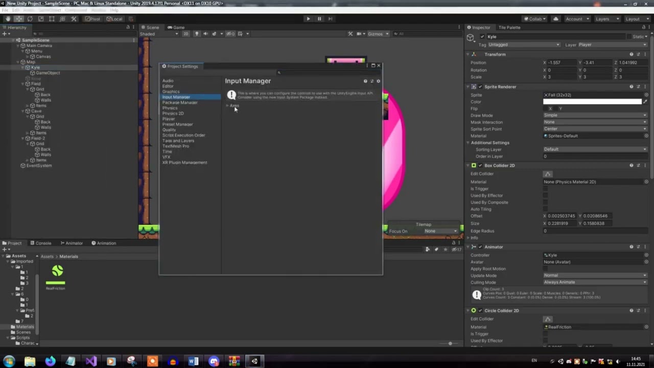 Unity - How To - Define Input Axis