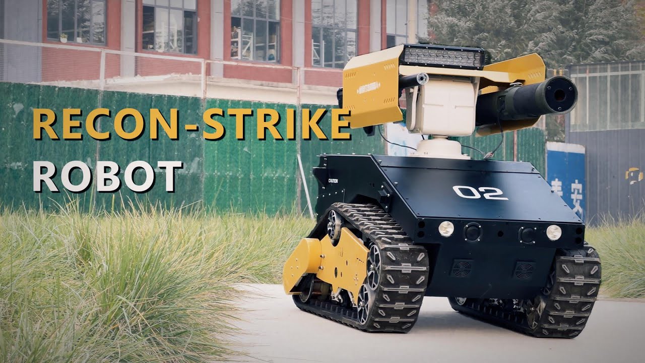 Reconnaissance-strike robot——KOMODO-02#robotics #technology #engineering #military robot#rc tank