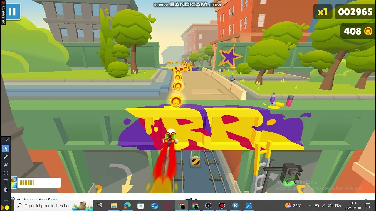 I played subway surfers