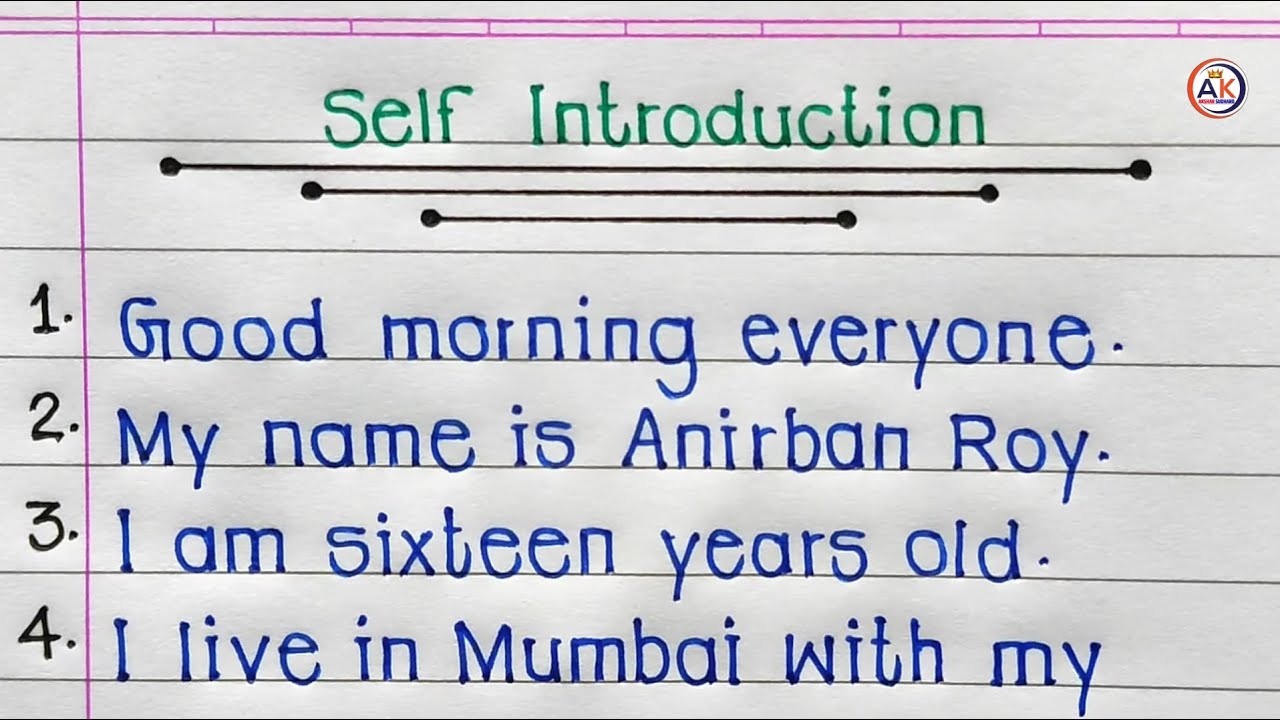 Self introduction speech l 10 Line Self Introduction l 10 Line Speech On Self Introduction l Akshar