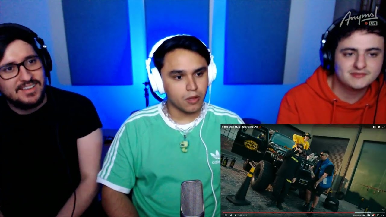 [Reacción] C.R.O, DUKI, FMK - INTERESTELAR 🪐 | ANYMAL LIVE 🔴