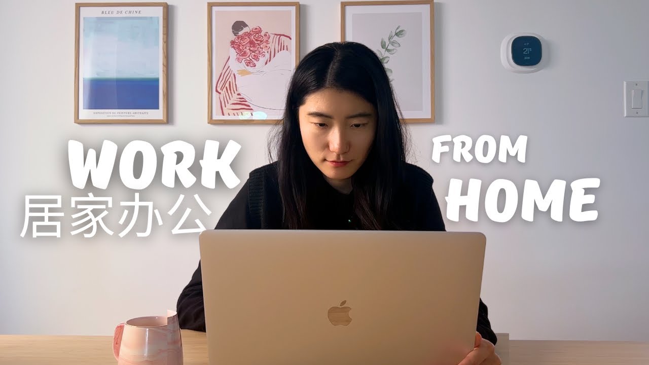 【Chinese Vlog】A Day of My Life Working from Home - writing, learning French, cooking, taking a walk