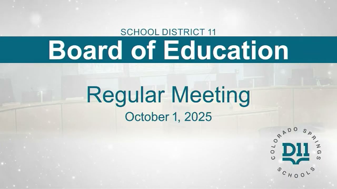 Regular Board Meeting - Oct 01 2025