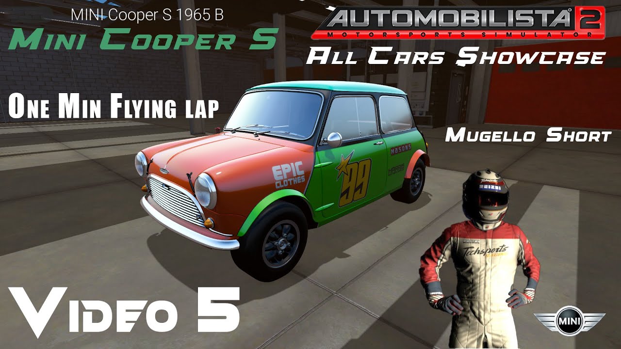 AMS2 | Video 5 | Driving Every Car | Copa Class | Mini Cooper S | One Flying Lap Mugello Short | 4K
