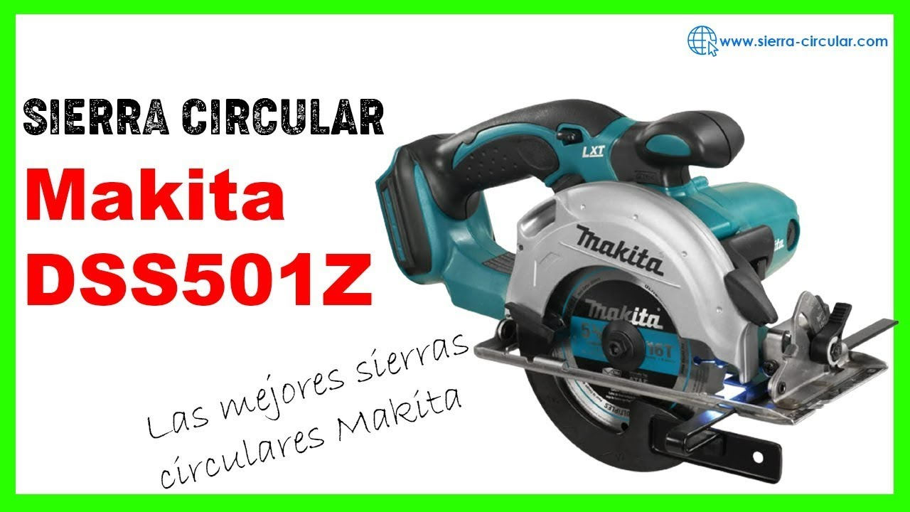 Sierra circular inal&aacute;mbrica Makita DSS501Z