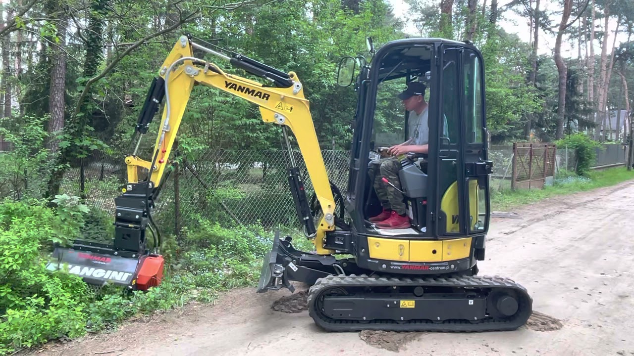 Mulcher tc1 na Yanmar Vio23 @YANMARCENTRUM