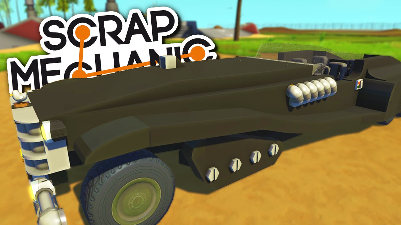Scrap Mechanic CREATIONS - CAPTAIN AMERICA V16 COUPE