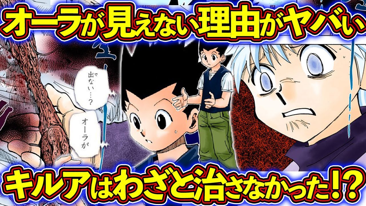 ゴンが念能力を使えなかったのはキルアが原因！？ゴンの新能力を考察！ゴン＝フリークスを徹底解説！【ハンターハンター考察】