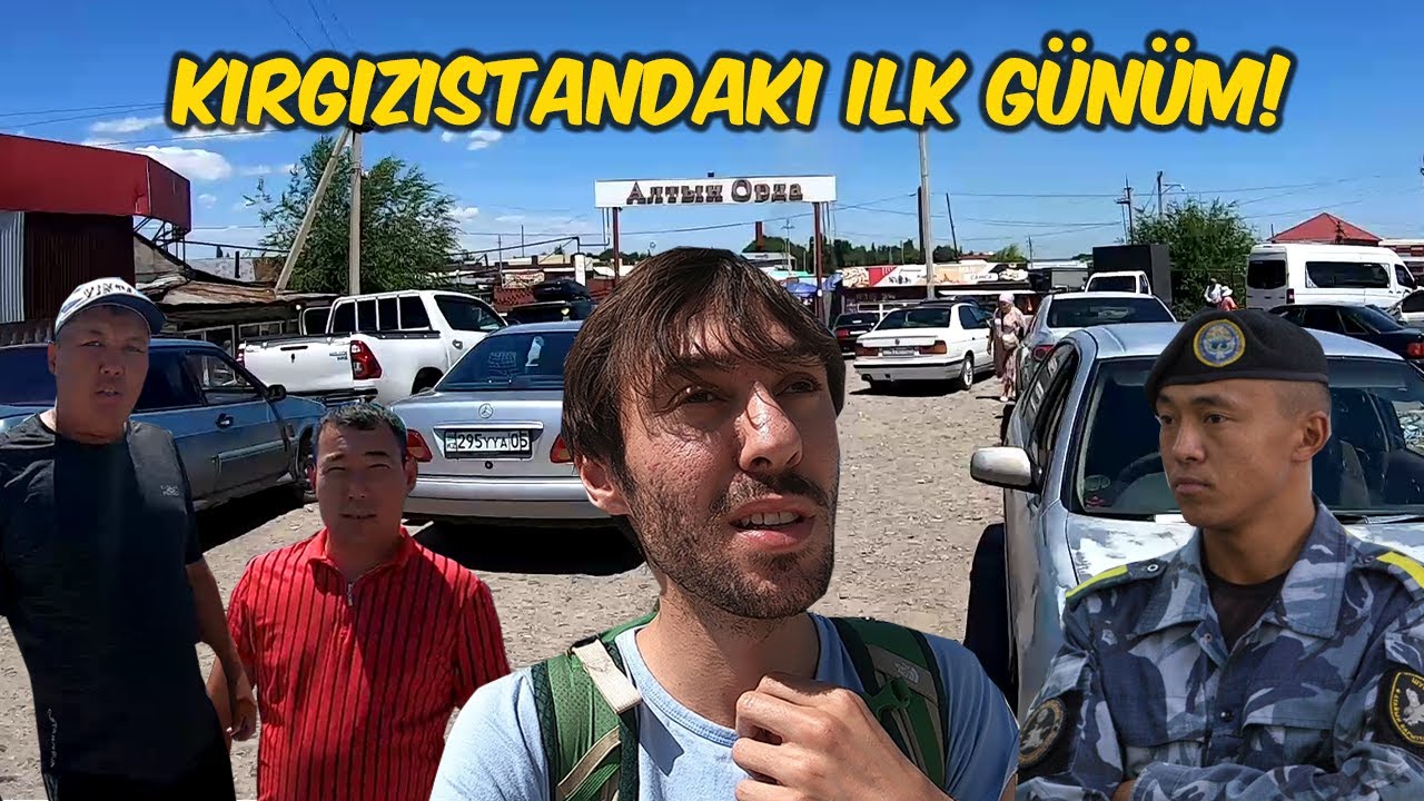 Kırgızistan sınır kapısını yüreyerek geçtim. Kırgızistan'da otostop. İlk günden neler yaşadım?