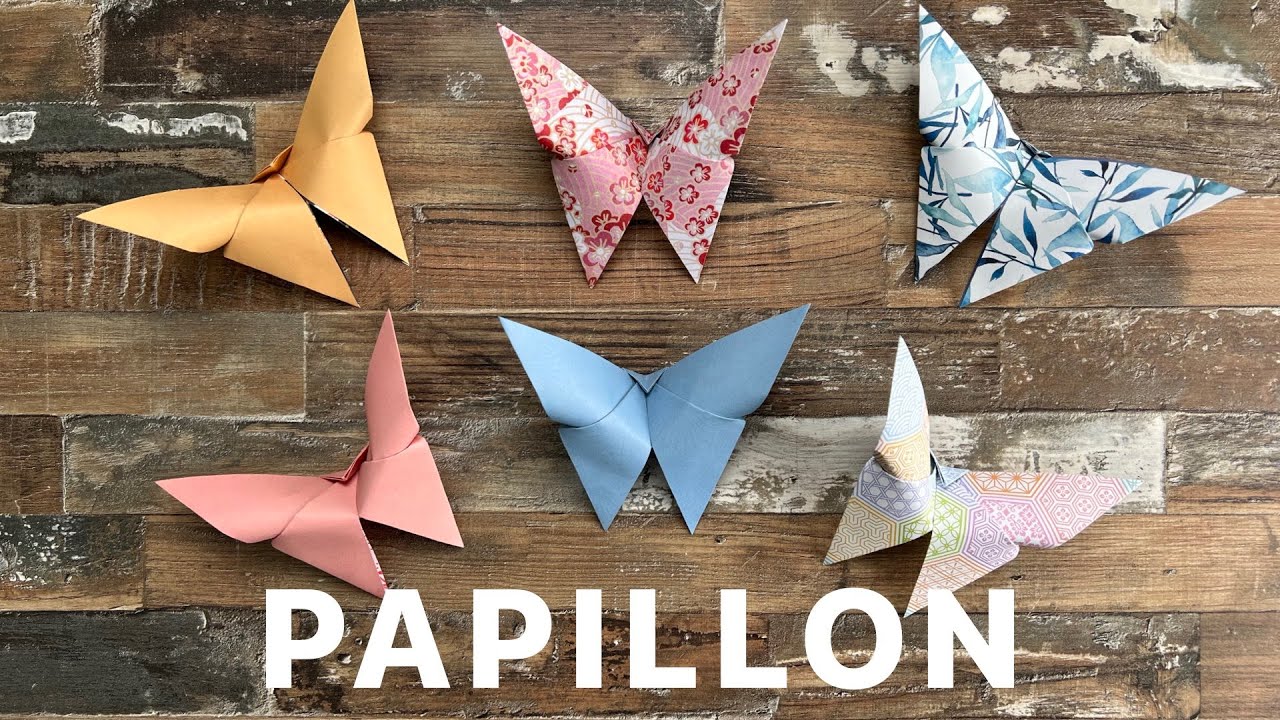 Origami Papillon 🦋 Comment faire un Papillon en papier (Très Facile) 