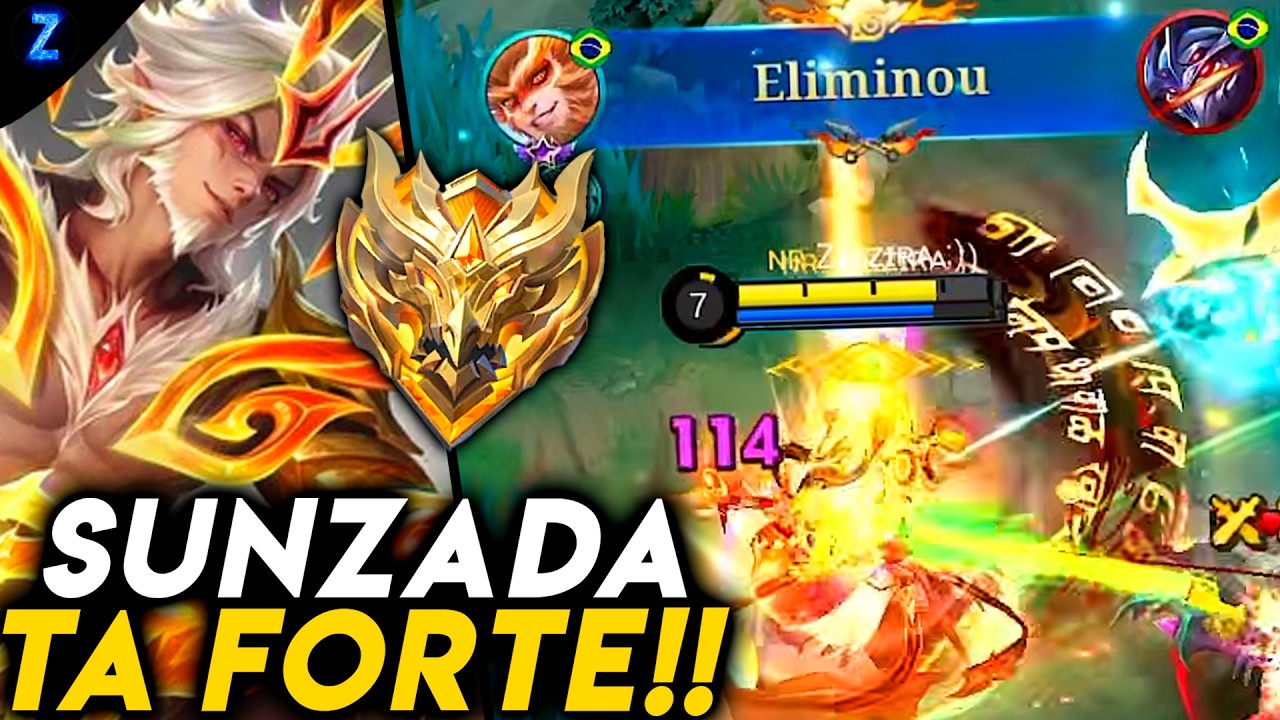 SUN SELVA ESTÁ ME CARREGANDO PARA O MÍTICO!! - SUN GAMEPLAY | Mobile Legends