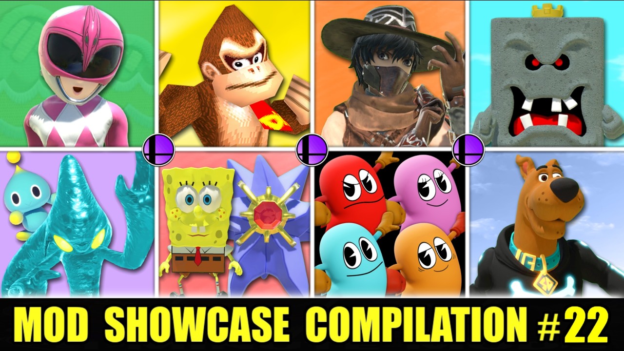 60+ Mods for SMASH BROS ULTIMATE! (Compilation #22)
