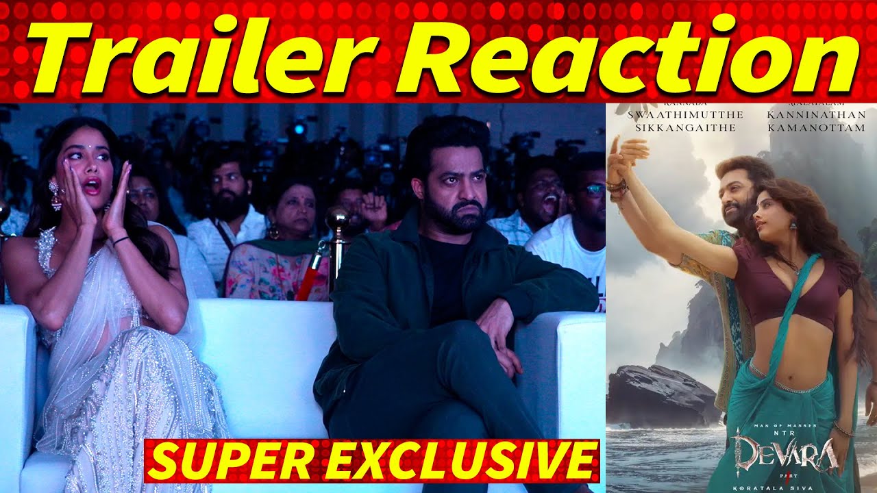 Devara Part -1 Trailer Reaction | NTR Janhvi Kapoor, Anirudh Ravichander