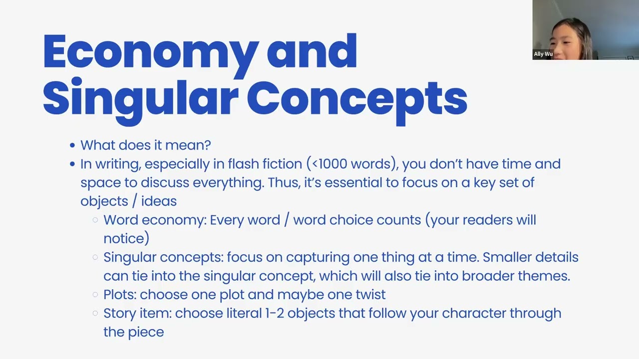 Writing for Competition and Publication: Prose