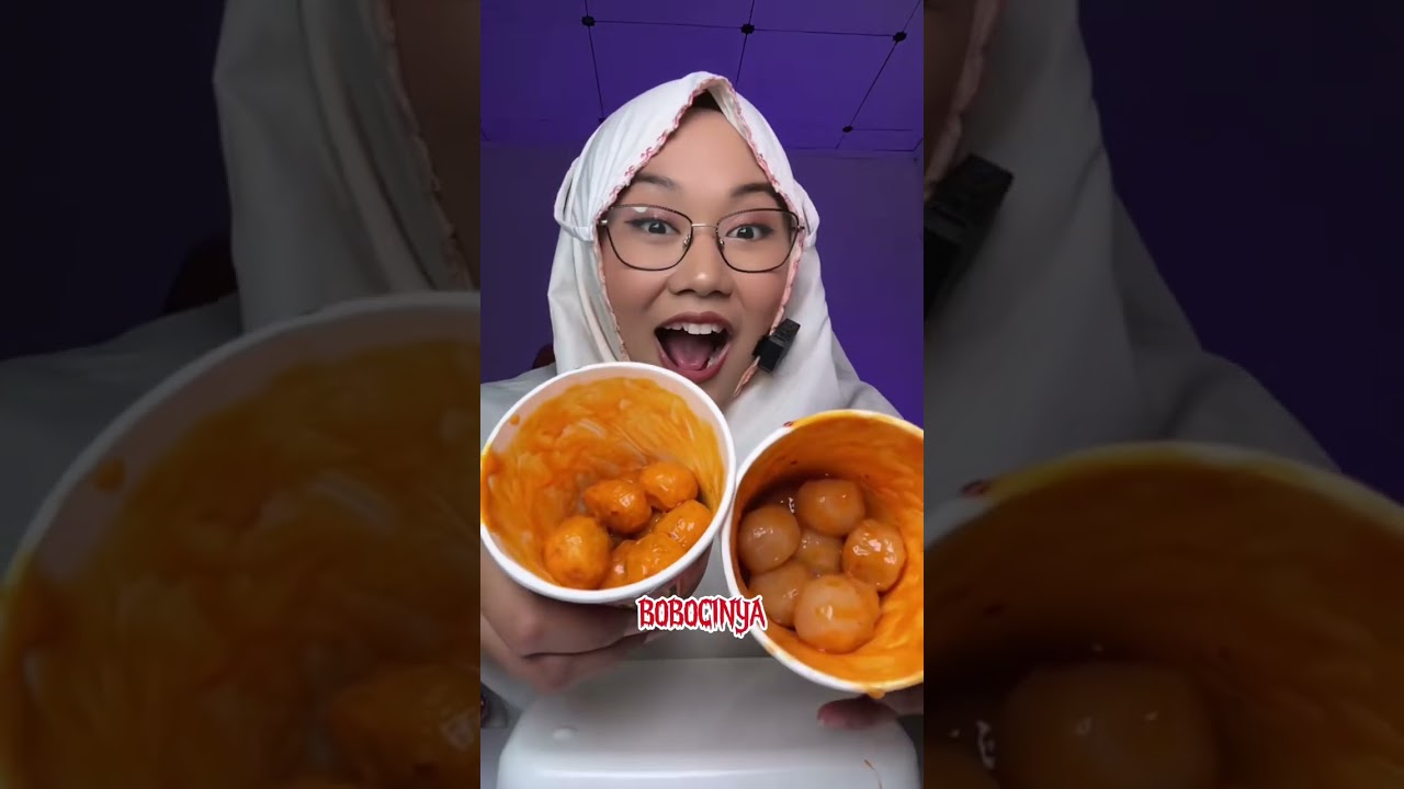 ⚠️BOBOCI NYEREM SHAKE!!  INOVASI MAKAN BOLA BOLA ACI PAKE SAUS PREMIUM KHAS GEROZ!! ⚠️