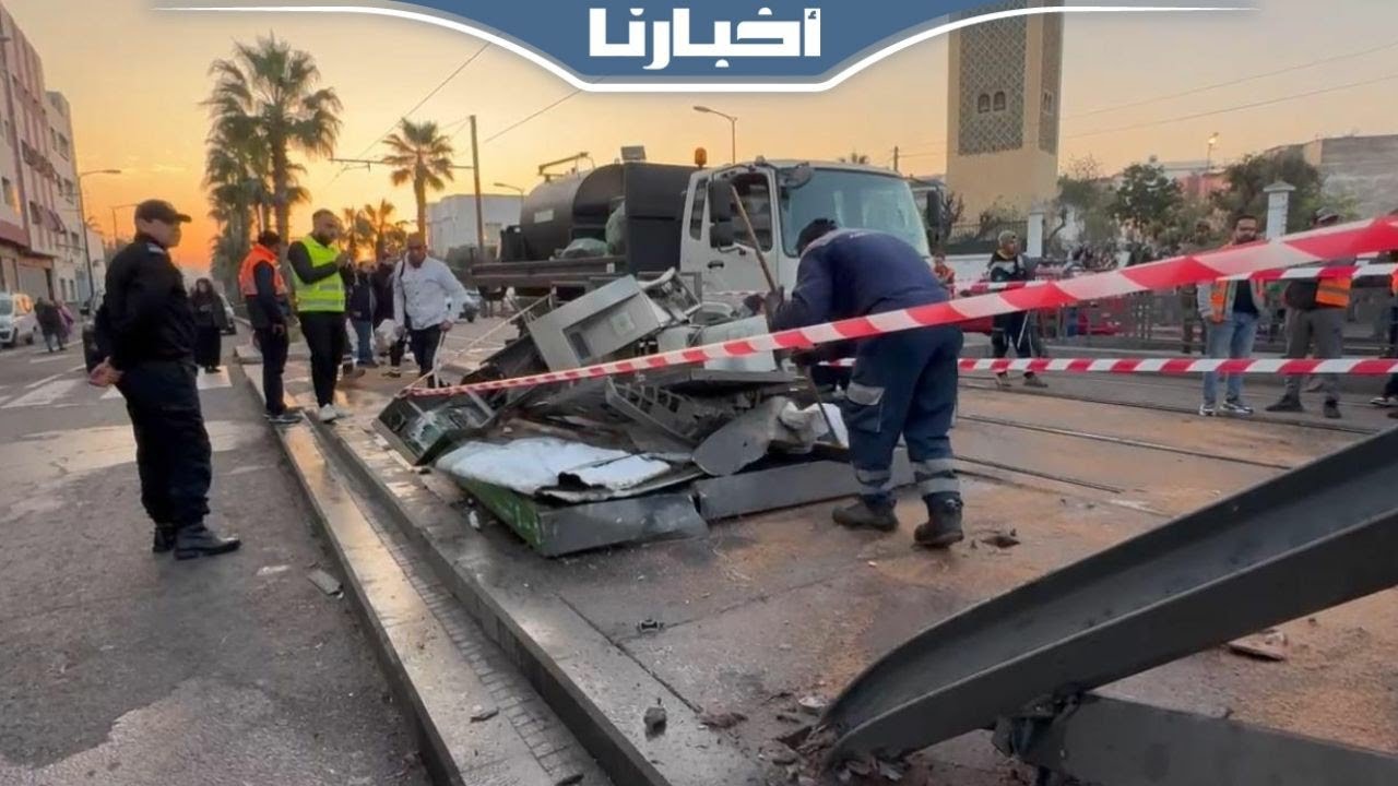 شاحنة تتسبب في حادثة سير مروعة على خط الترامواي بالحي المحمدي أودت بحياة ثلاثة أشخاص