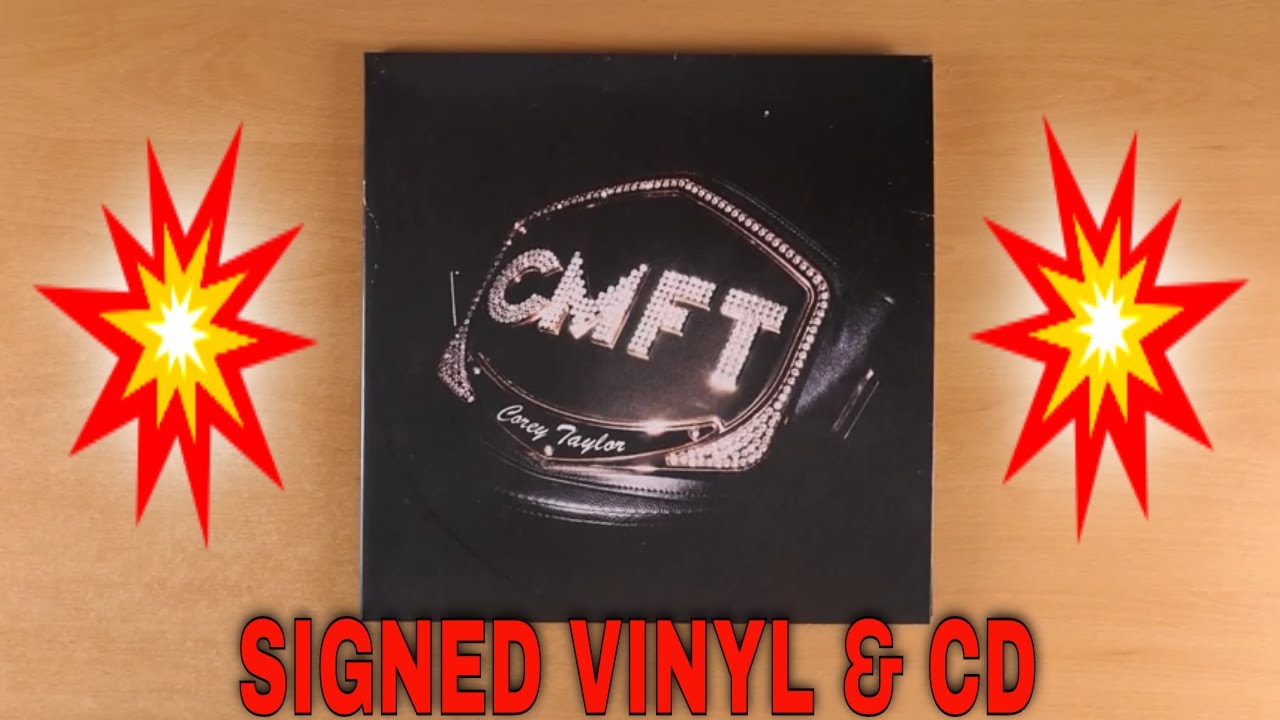 COREY TAYLOR...CMFT...SIGNED VINYL AND CD UNBOXING REVIEW