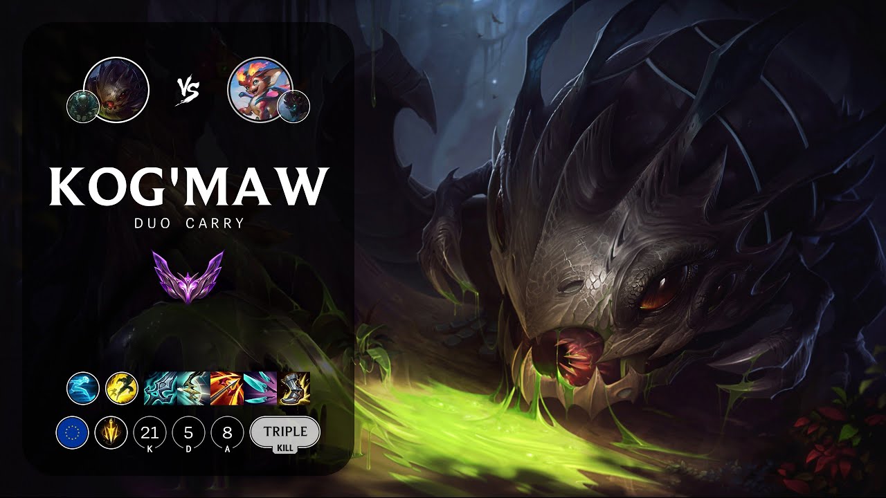 Kog'Maw ADC vs Smolder - EUW Master Patch 14.4