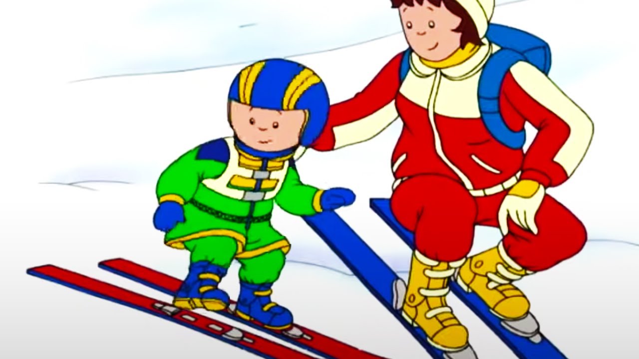 Caillou Goes Skiing | Caillou Cartoon