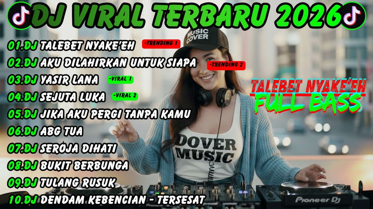DJ VIRAL TERBARU 2026 || DJ TALEBET NYAKE'EH || DJ AKU DILAHIRKAN UNTUK SIAPA || FULL BASS DJ REMIX