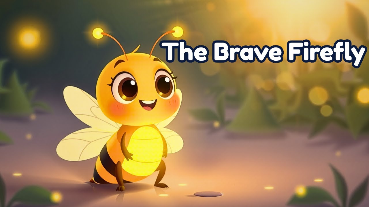 The Brave Firefly ✨ | Calm Bedtime Story for Kids | Moral Story for Children