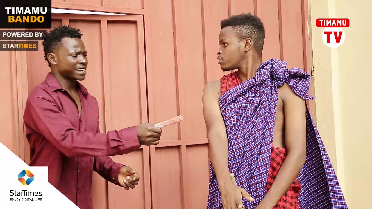 LAZIMA UCHEKE: Mtizame masai muuza mbuzi.
