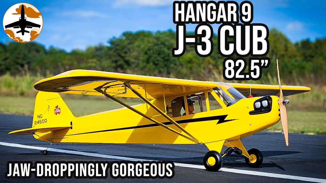 Big, Bold, Absolutely BEAUTIFUL - Hangar 9 J-3 Cub 82.5