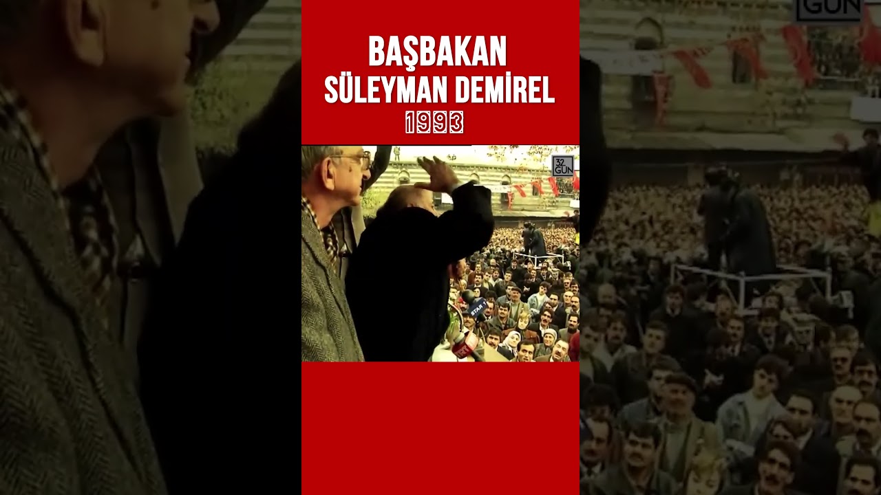 Başbakan S&uuml;leyman Demirel #s&uuml;leymandemirel #1993  #32g&uuml;n #g&uuml;ndem