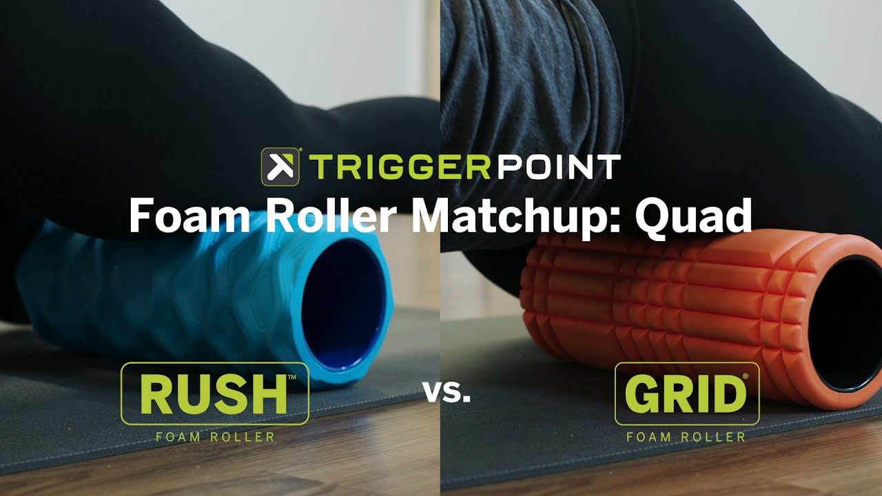 TriggerPoint RUSH vs GRID Foam Roller