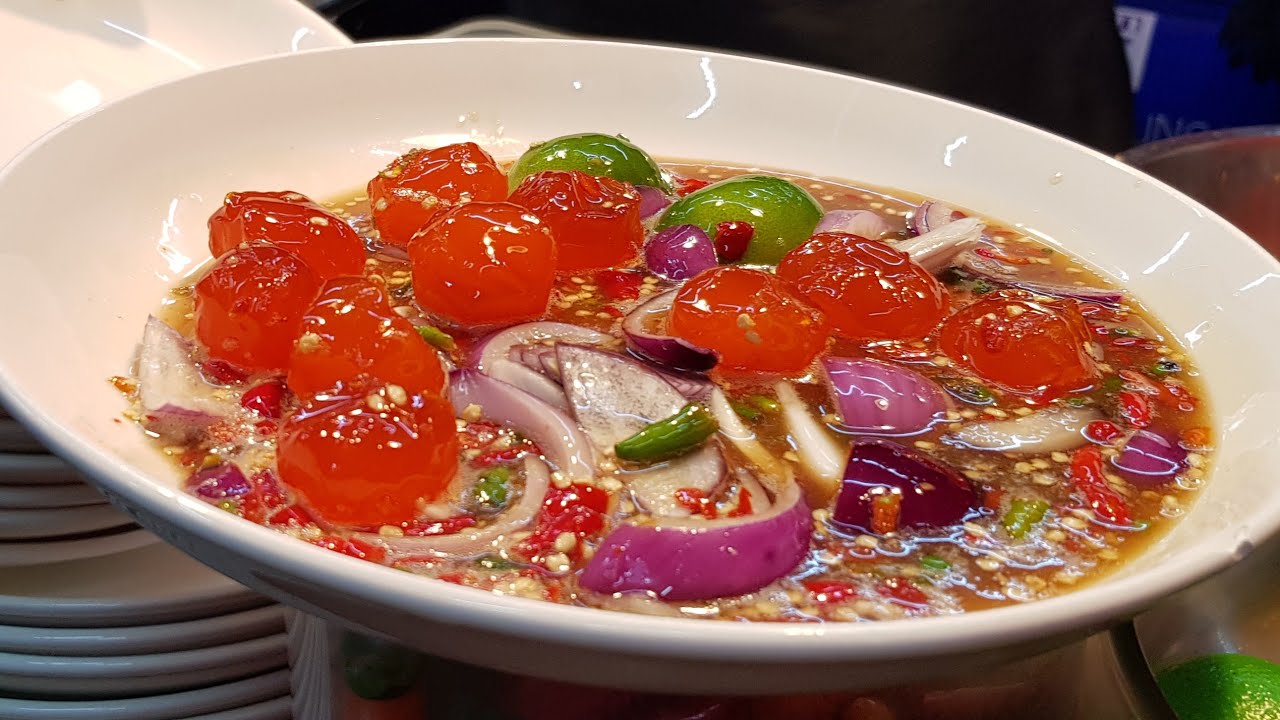 ยำไข่แดงโคตรน่ากินอาหารสะอาด รสชาติอร่อย พูดจาดี วจีไพเราะ ร้านอาหเตอร์ยำ After Yum Pattaya Thailand