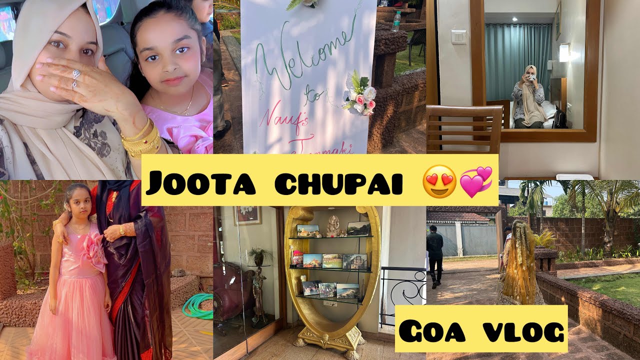 Joota chupai rasam goa🥰🤣🫰 || goa thl room tour nokur😍 ||minazmussh vlogger