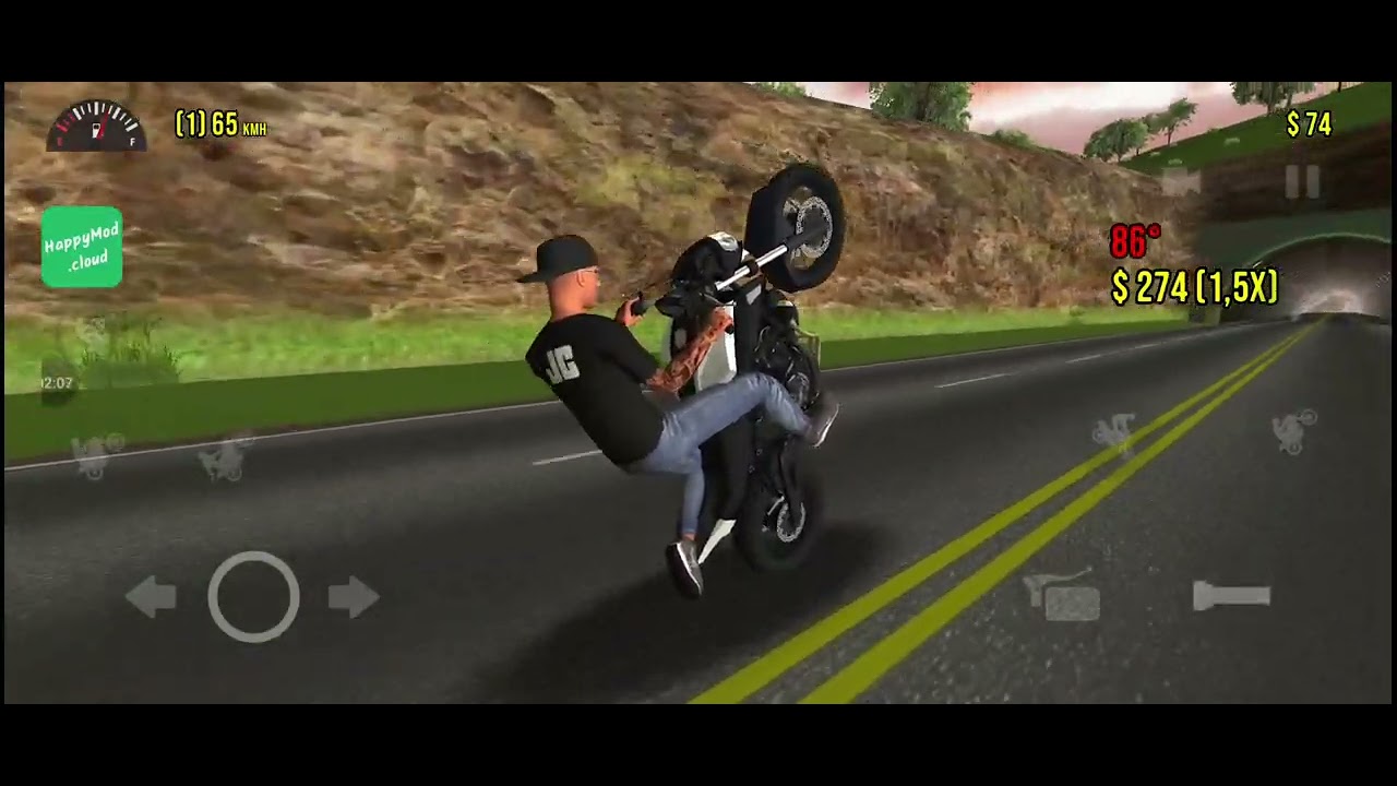 Levando no grau na pista até o final