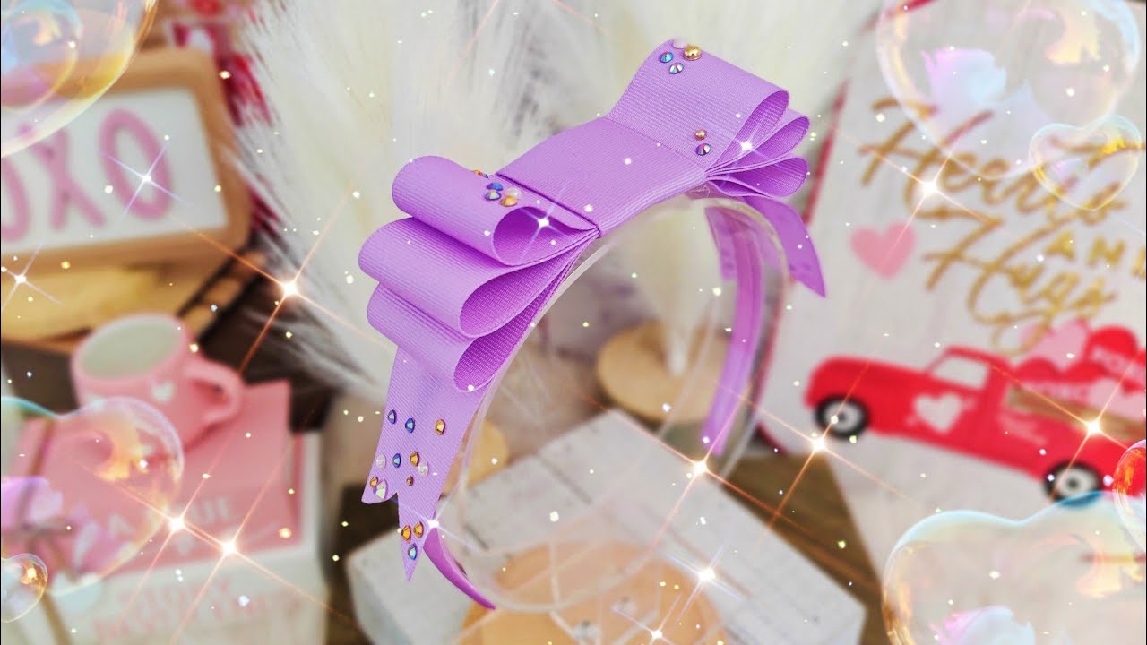 diadema con colitas💜