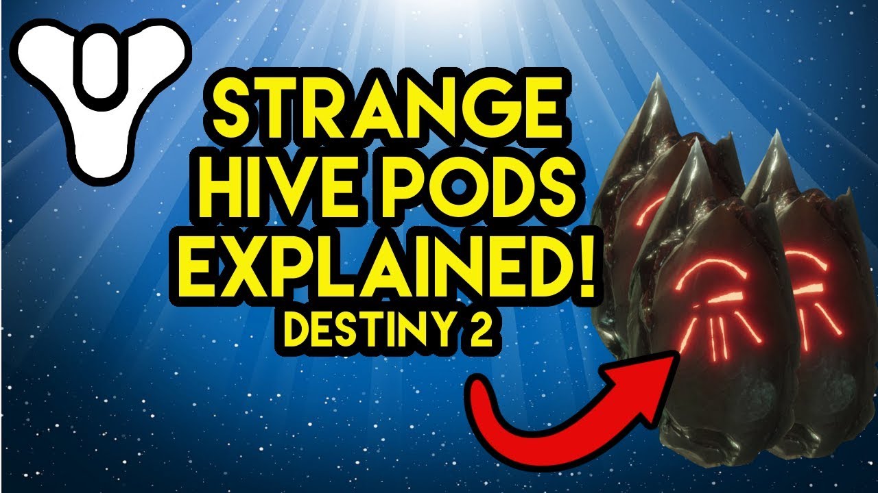 Destiny 2 Lore - Strange Hive Pods Explained on Titan | Myelin Games