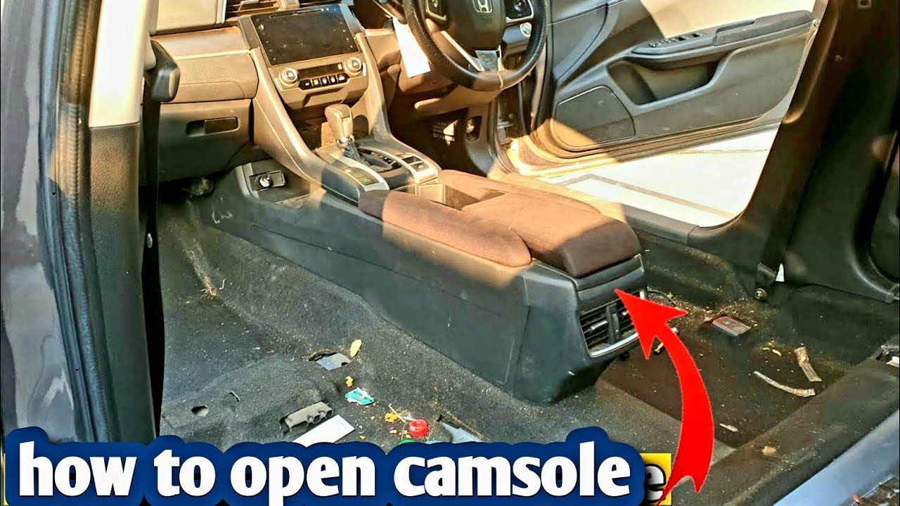 How To Open Center Console Honda Civic | Honda Civic Camsole kasy Open kary | @PakWheels