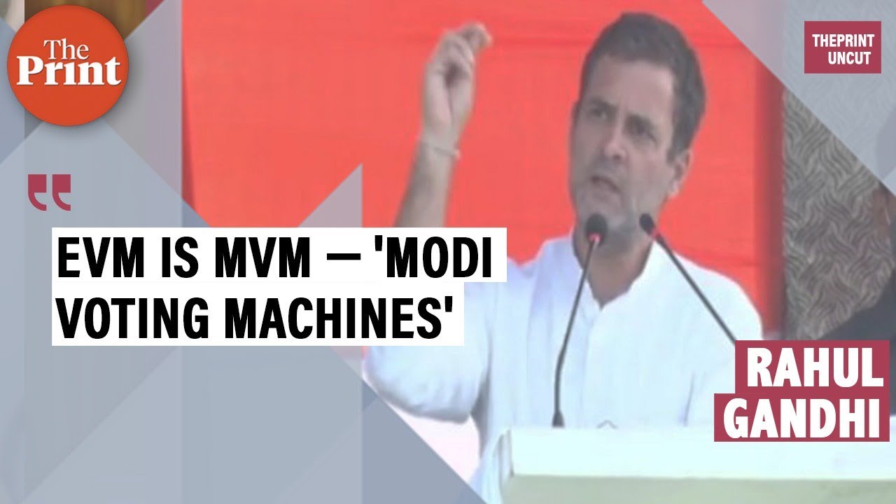 Bihar voters so angry even 'Modi Voting Machines' won't stop Mahagathbandhan : Rahul Gandhi