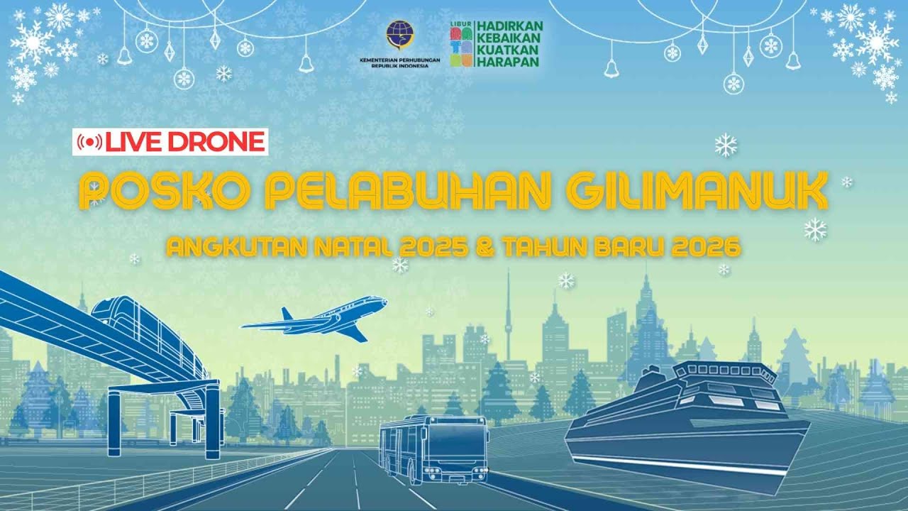PELABUHAN GILIMANUK BALI  | 02-01 | 10.15 WITA | RAMAI LANCAR