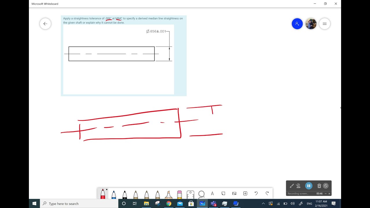 Derived Median Line Straightness