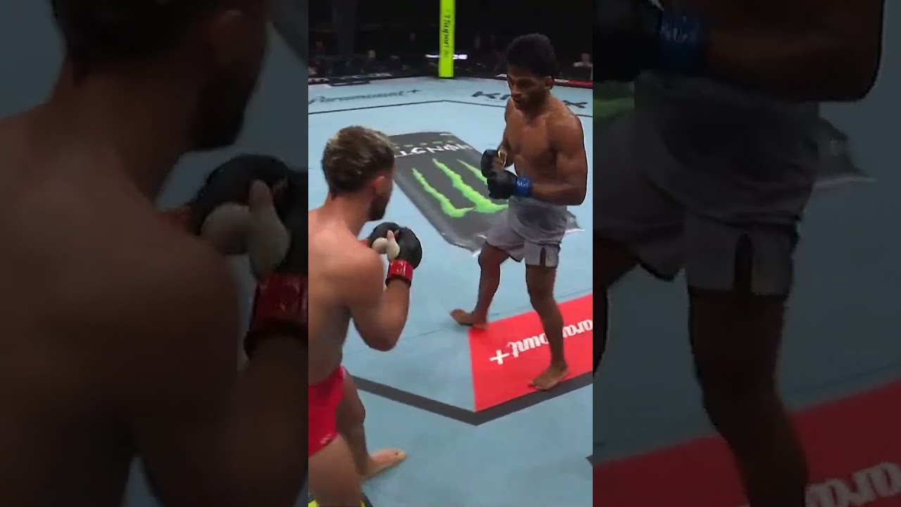 Rabindra Dhant DROPS his opponent in Round 3! 💥#UFC #UFCIndia