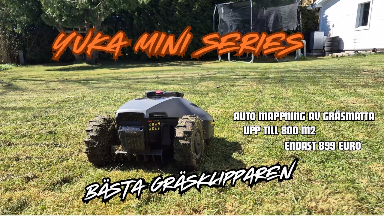 Bästa robotgräsklipparen upp till 800m2? Installation och test av Mammotion Yuka Mini