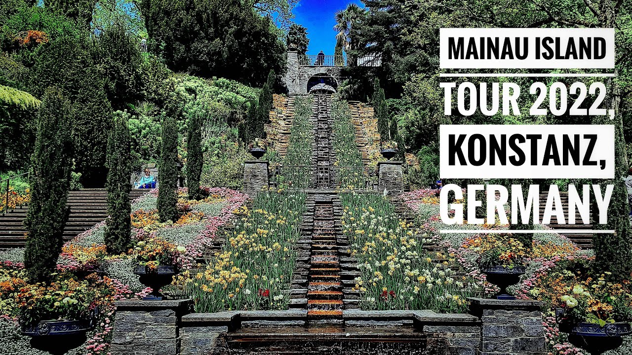 Mainau Island Walking Tour, Konstanz, Germany - 4KHDR,  2022