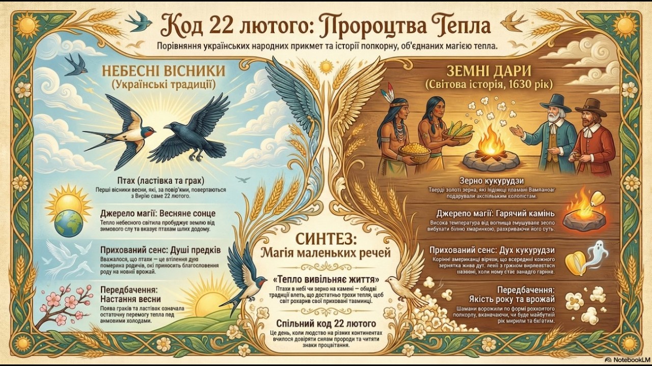🕊️ Таємниця 22 лютого. Душі предків та... магія попкорну? 🌽