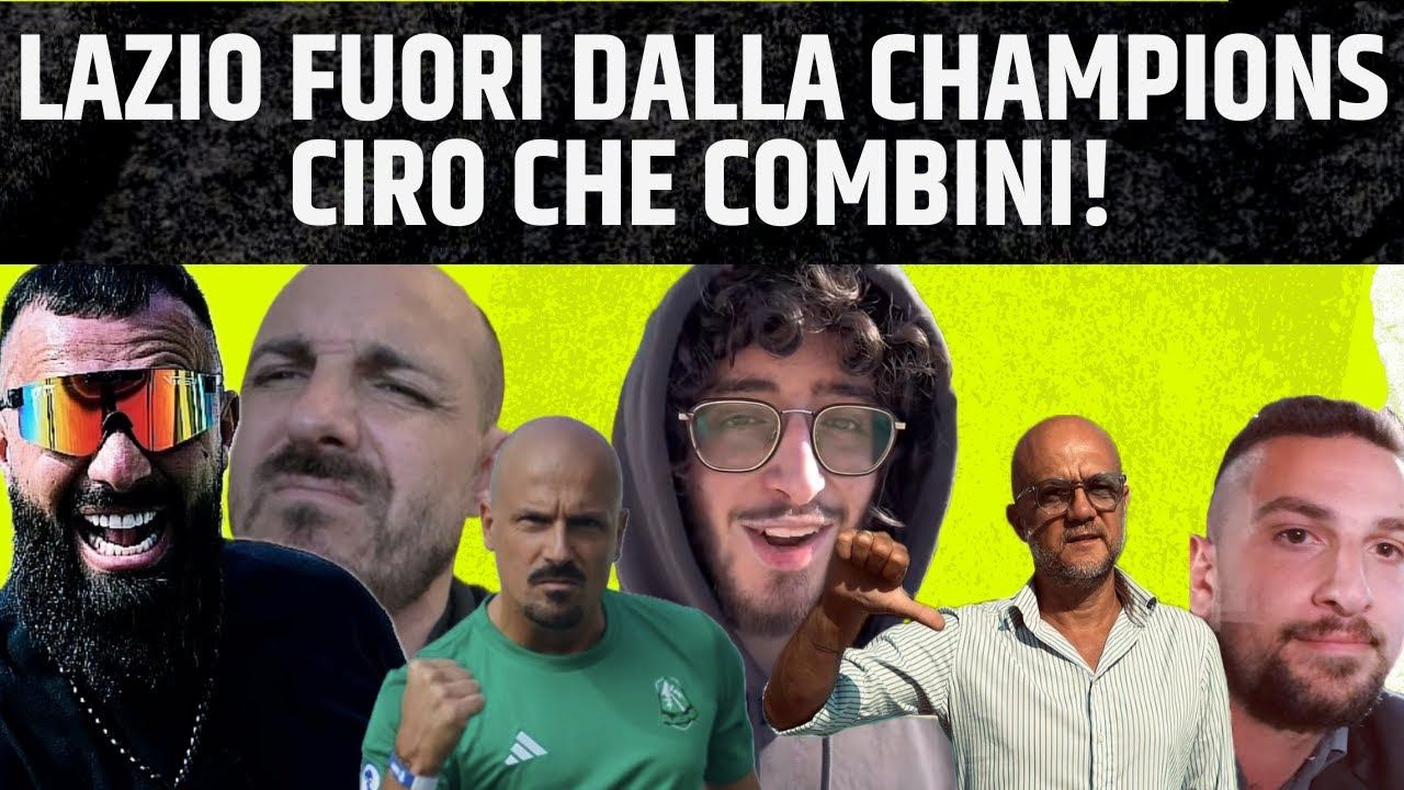 LAZIO FUORI DALLA CHAMPIONS!! ERRORACCIO IMMOBILE