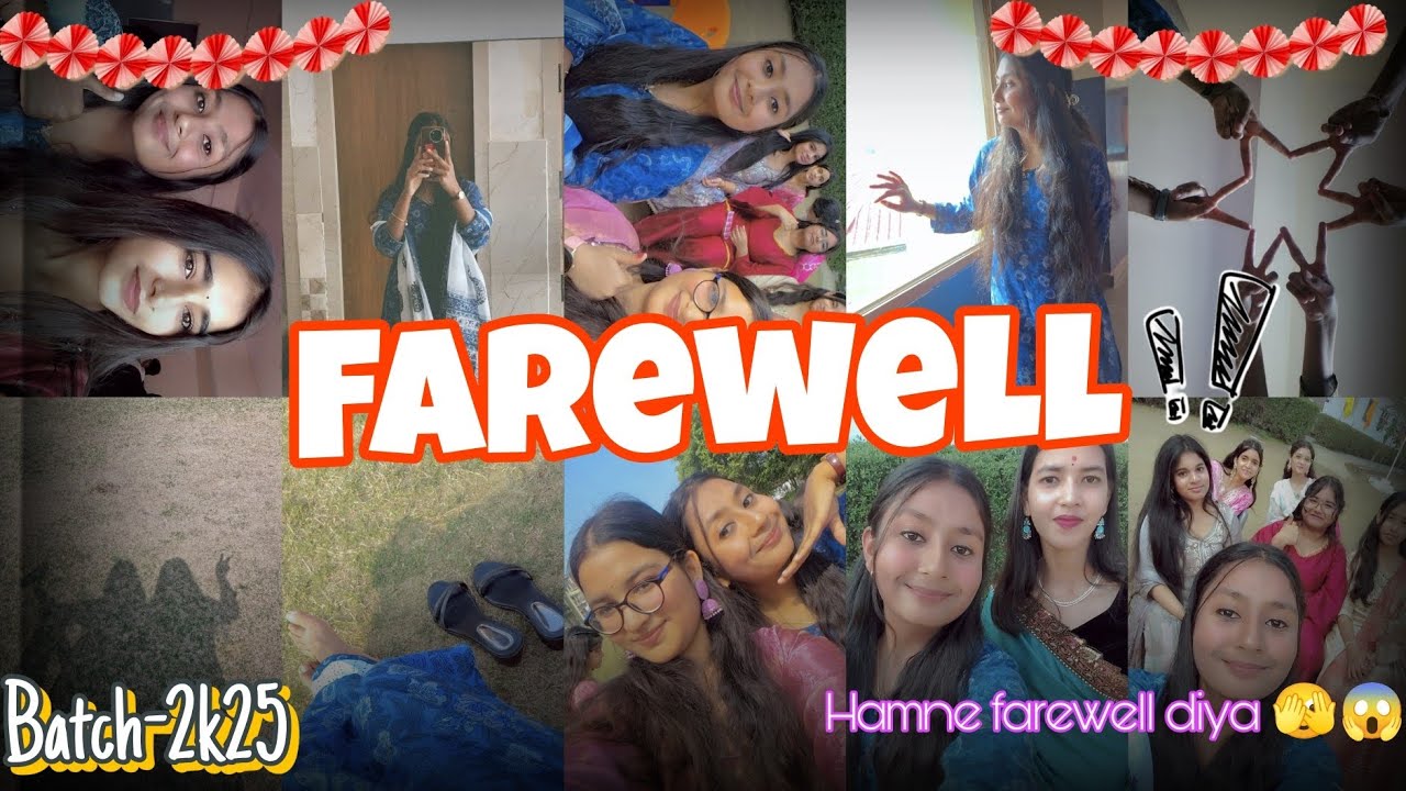 Hamne diya Class 12 ko Farewell 🫣😱!! Vlog!! #vlog 