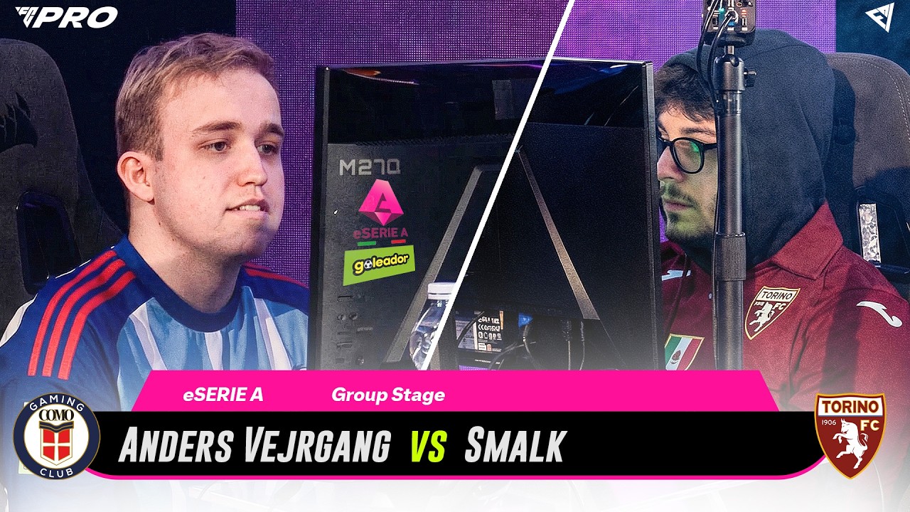 ANDERS VEJRGANG VS SMALK IN eSERIES A (GROUP STAGE) DAY 2 FC26PRO