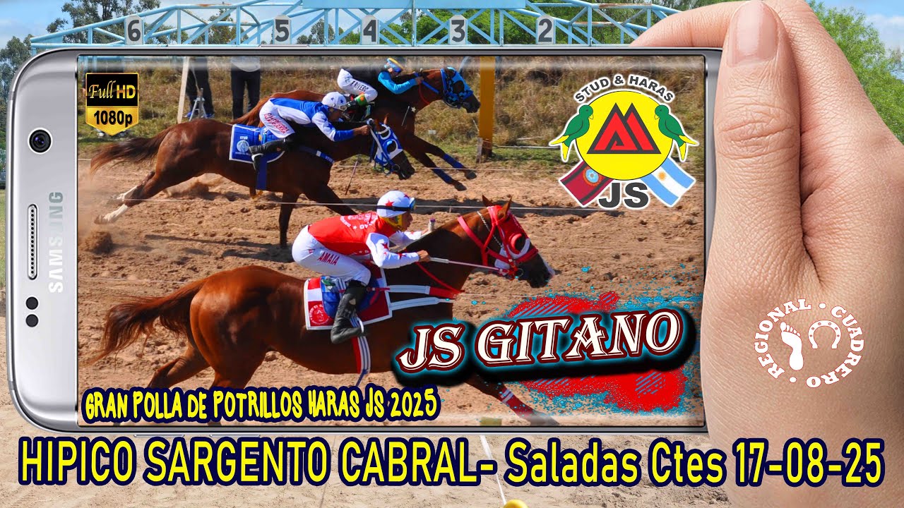 JS GITANO-Gran Polla de potrillos Haras Js 2025- Hipico Sargento Cabral- Saladas Ctes 17-08-25