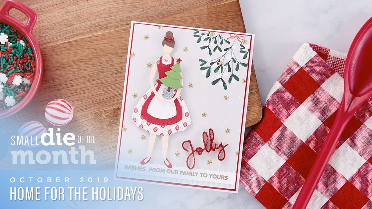 Spellbinders October 2019 Small Die Of The Month - Home for the Holidays